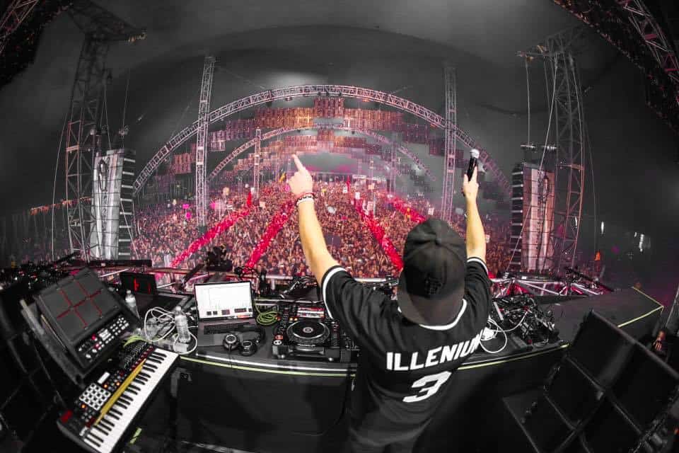 His music. Rock and EDM.