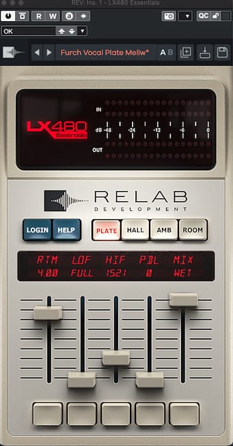 LX480 Reverb